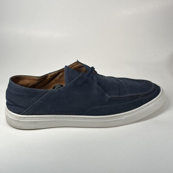 Peter Millar Shoes Men’s Size 13 M Blue Breeze Canvas Slip On Casual Footwear - Picture 9 of 15